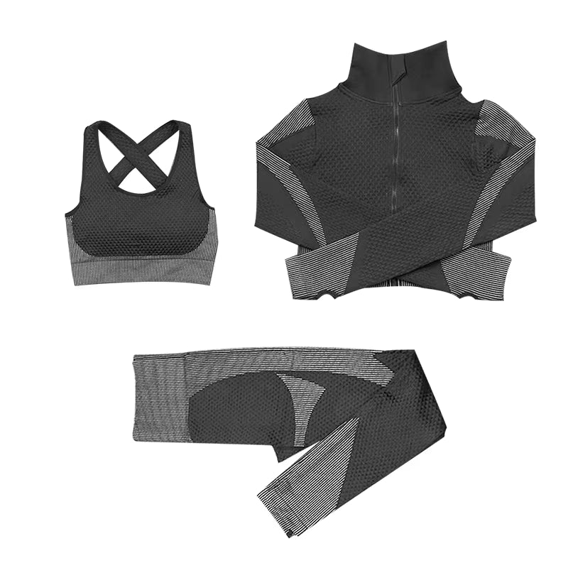 Seamless Fitness Suit Set for Women