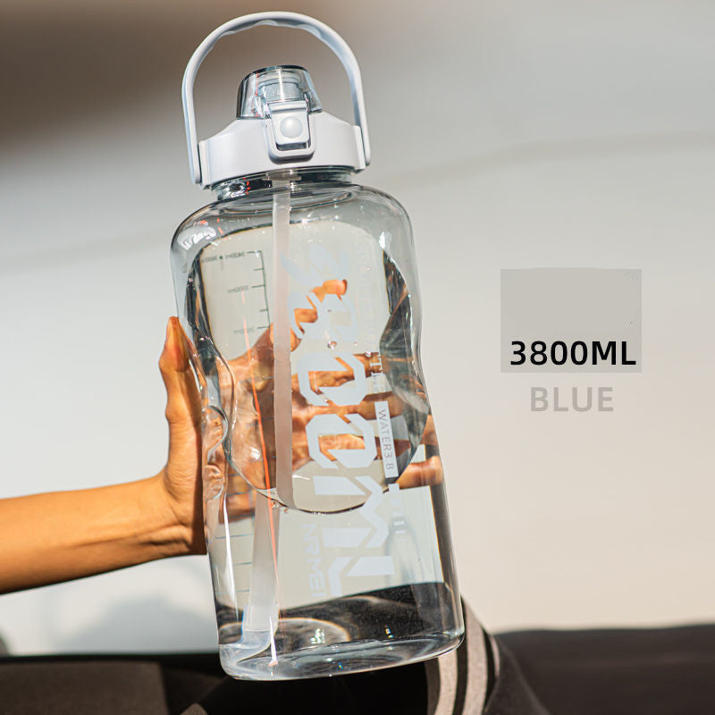 Large Capacity Fitness Straw Sports Water Cup