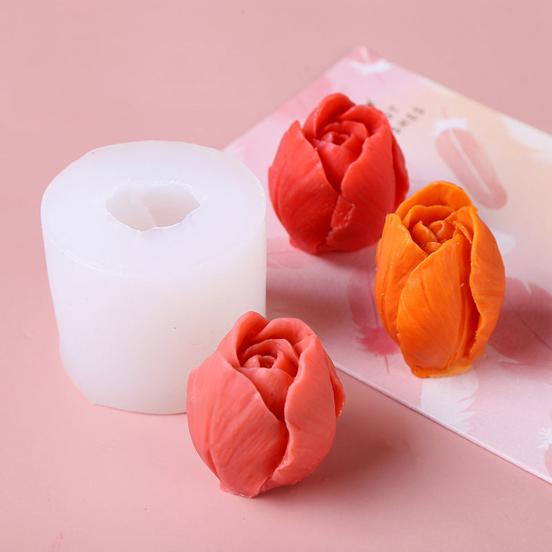 Tulip Flower Scented Candle Silicone Mold