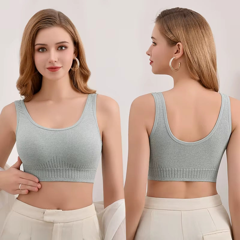Breathable Sports Bra Anti-Sweat Fitness Top Women Seamless Yoga Bra Shockproof Crop Top Push up Sport Bra Gym Workout Top