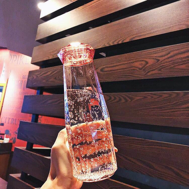 Crystal Glass Water Bottle