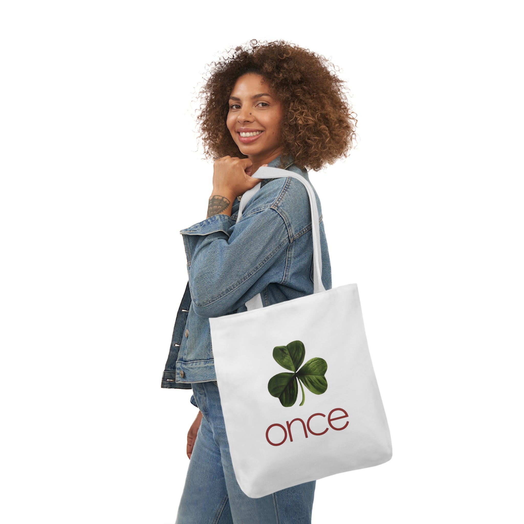 Once Canvas Tote Bag, 5-Color Straps