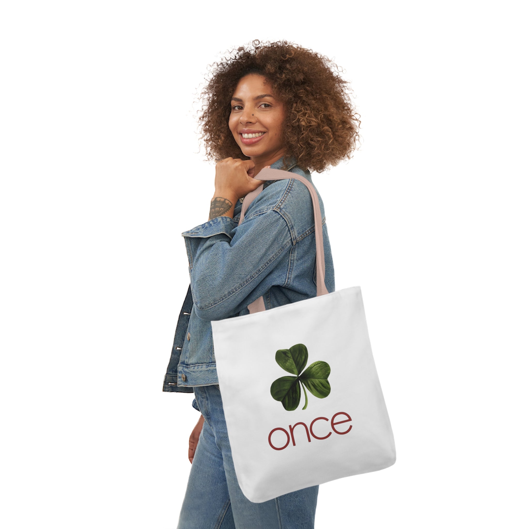 Once Canvas Tote Bag, 5-Color Straps