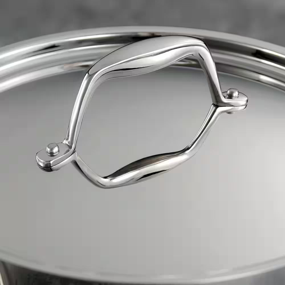 Signature Tri-Ply Clad 8 Qt. Stainless Steel Stock Pot with Lid