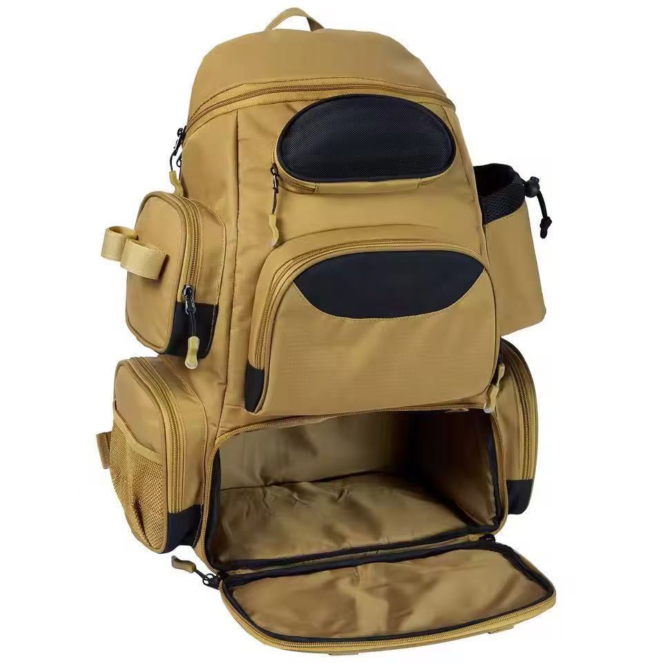 Fishing Gear Boxed Backpack Waterproof Fishing Bag
