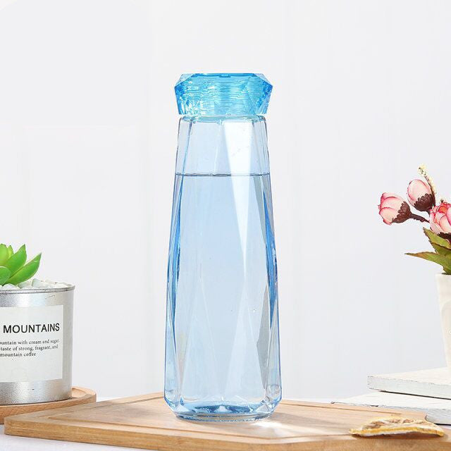 Crystal Glass Water Bottle