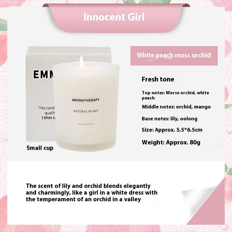 Elegant Scented Candles with Wooden Lids for Home Decor