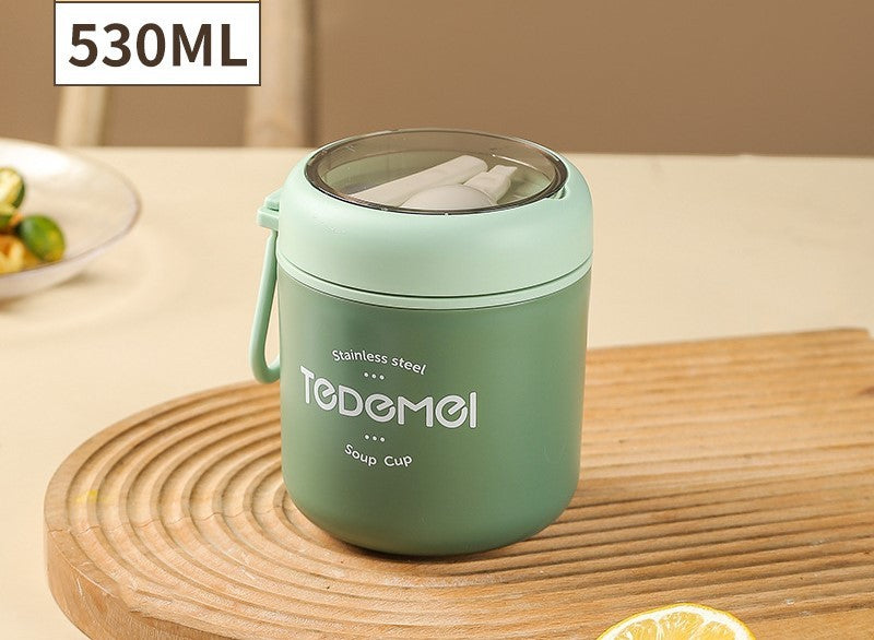 Cute Thermal Food Jar with Bear Design