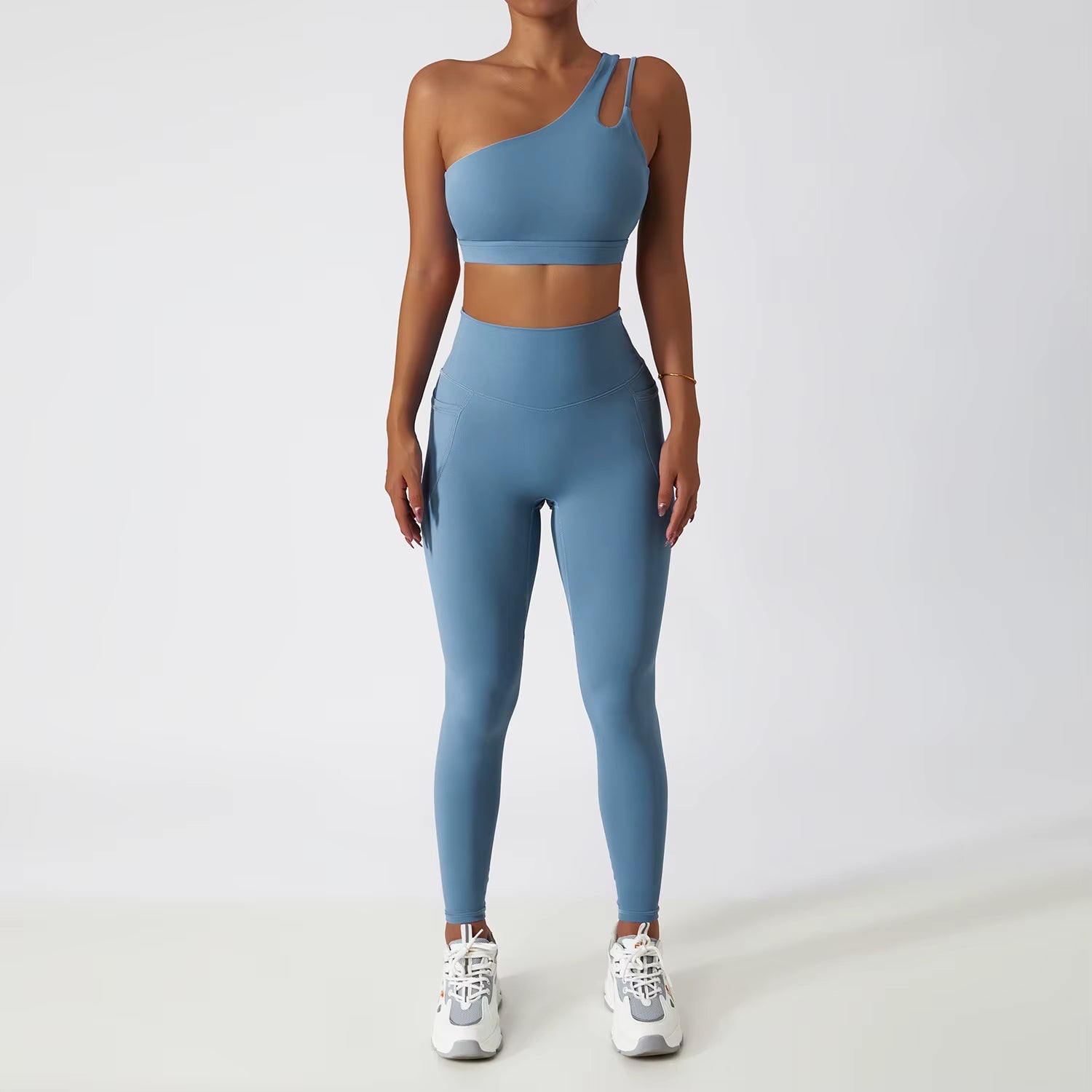 White Yoga Sets Women Sport Femme Rib Activewear Set Girls Seamless Fitness Suit Workout Clothes Athletic Wear Seamless Gym Set