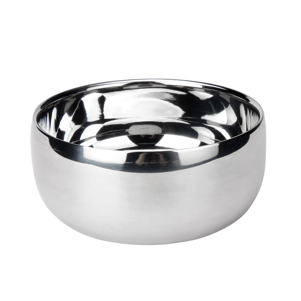 Stainless Steel Shaving Soap Bowl Shaving Brush Holder