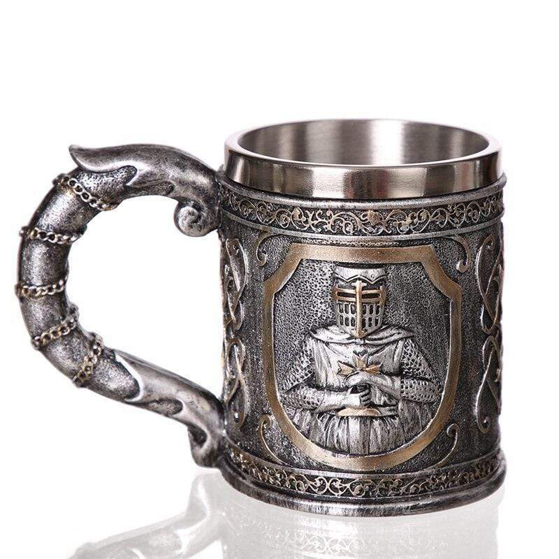 Medieval Templar Crusader Knight Tankard