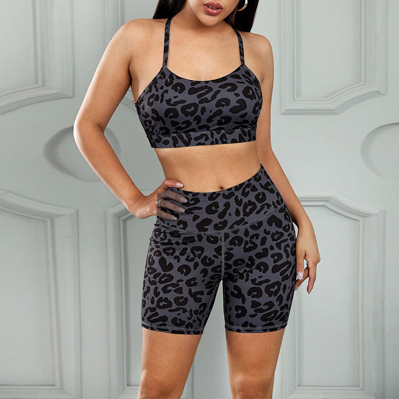 Leopard Luxe Fitness Duo