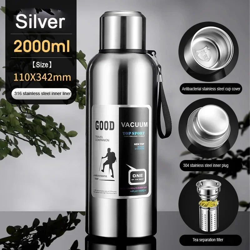 Large Capacity Cold Thermal Thermos Stainless Steel Insulated