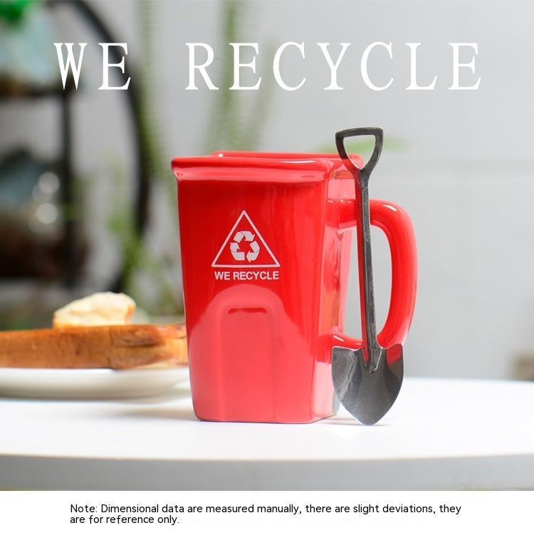 Novelty Recycle Bin Mug: A Fun and Eco-Conscious Way to Sip!