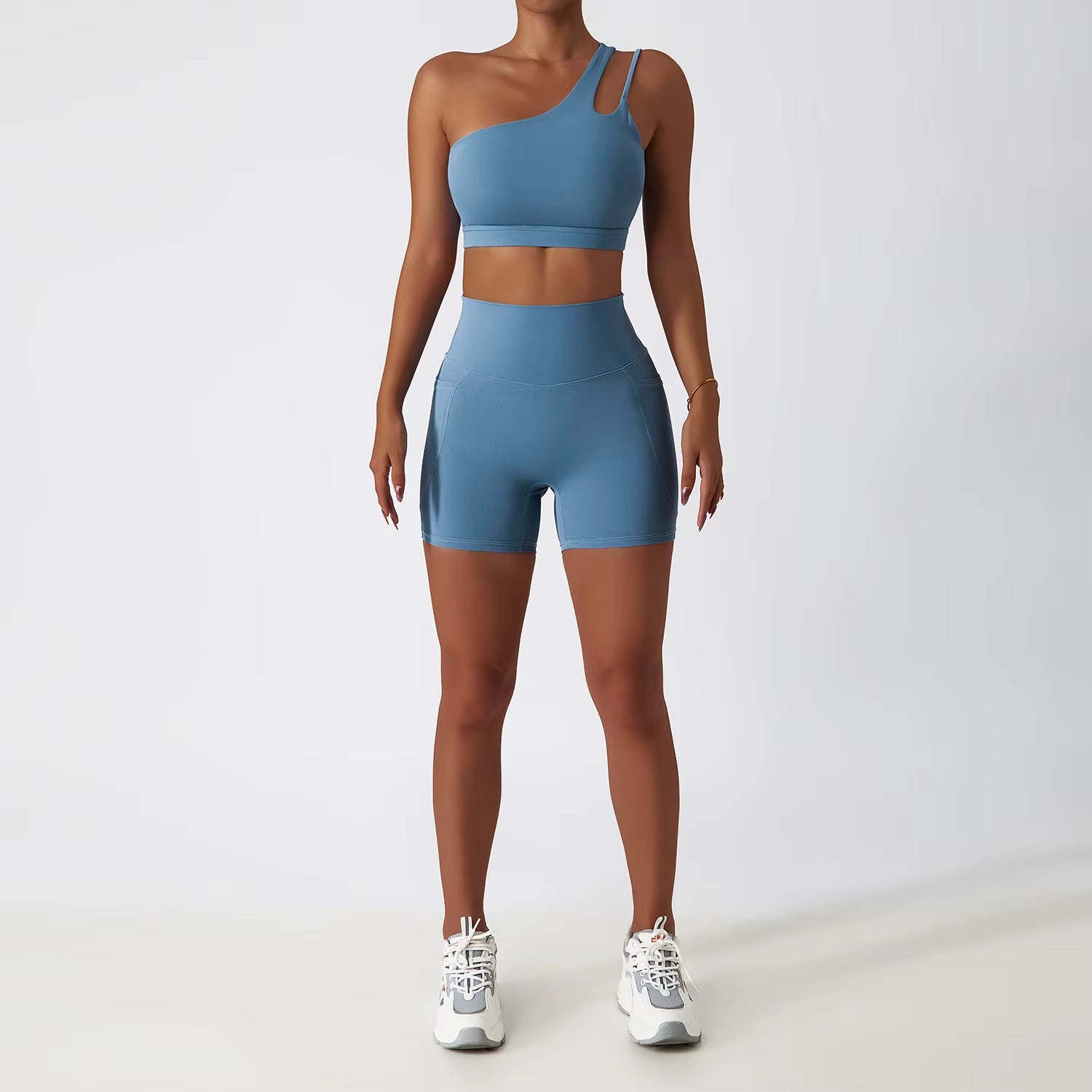 White Yoga Sets Women Sport Femme Rib Activewear Set Girls Seamless Fitness Suit Workout Clothes Athletic Wear Seamless Gym Set