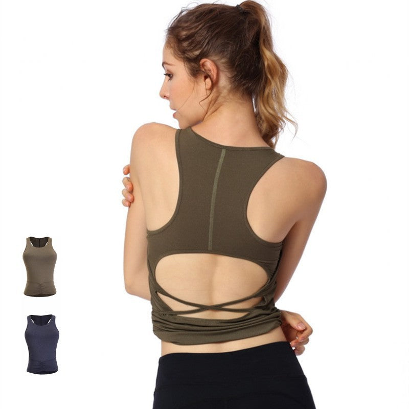 Crisscross Back Active Tank