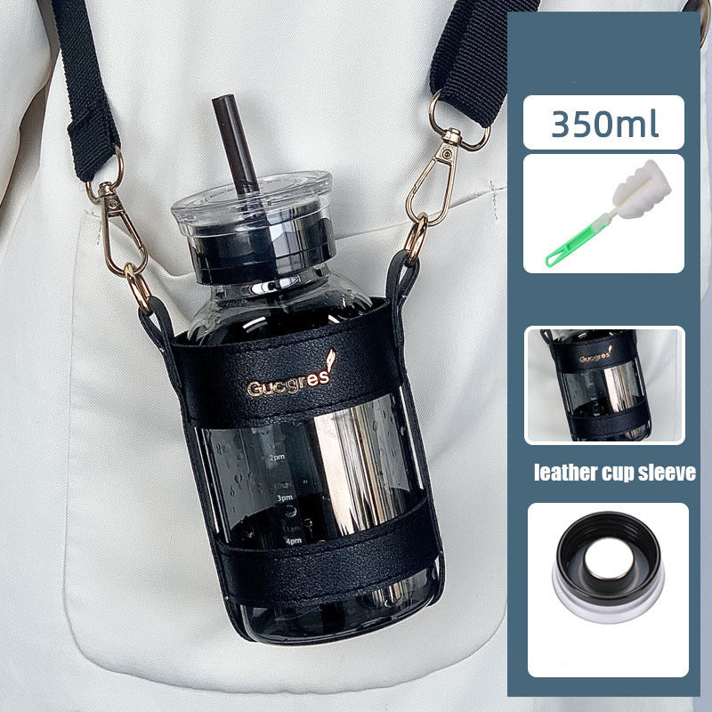 Double Lid Time Scale Large Capacity with Straw