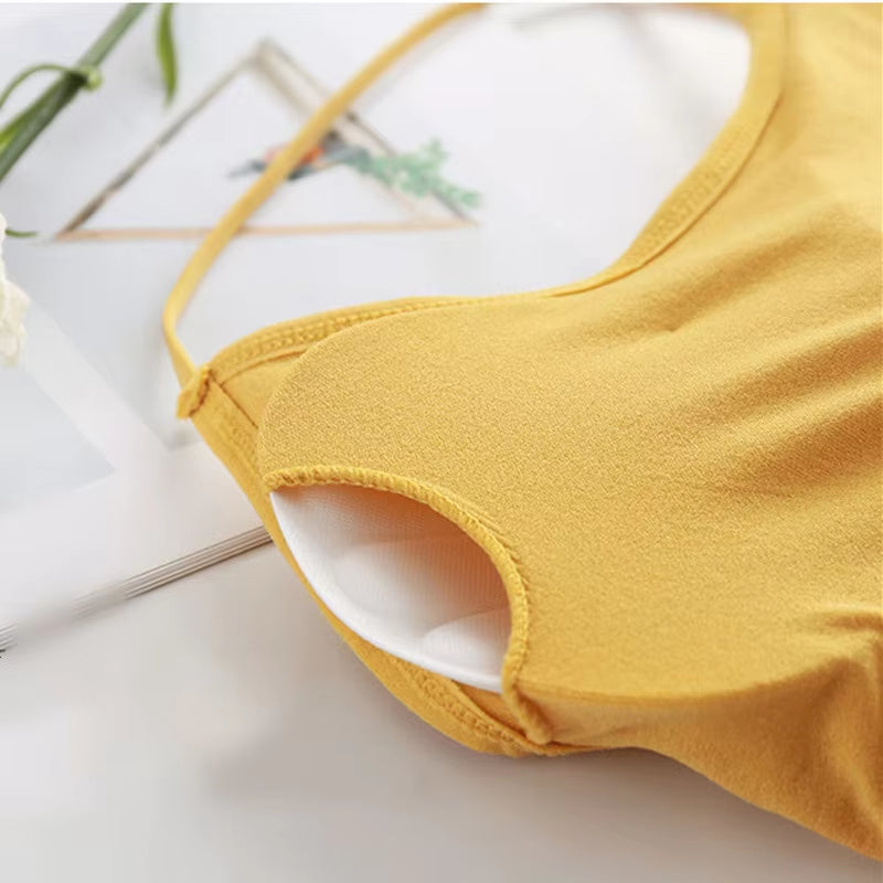 Women Top Cross Strap Sports Bra Thin Push up Sport Bra Yoga Gym Crop Top Brassiere Fitness Tube Top Breathable Beauty Back Bras