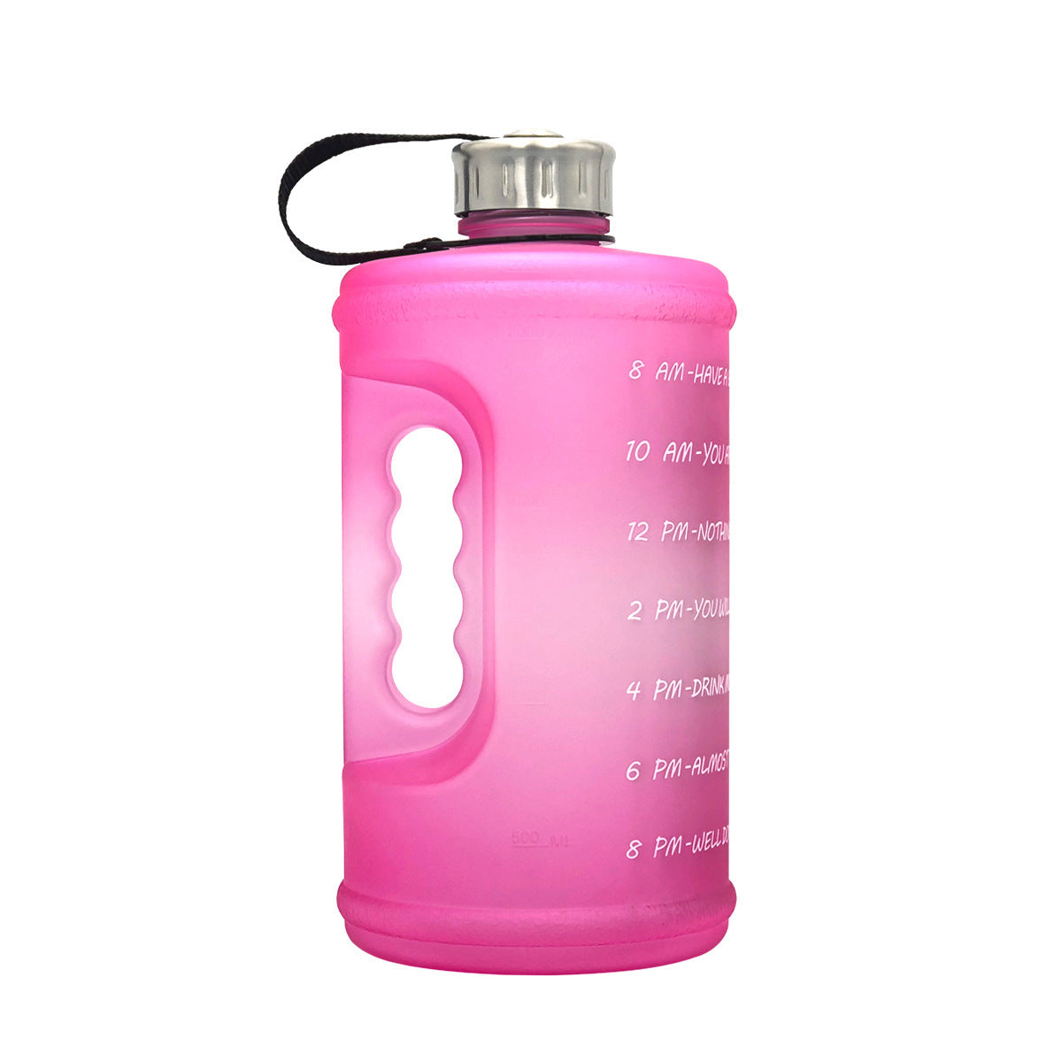 2.2L Sports Bottle Gradient Plastic Gym Large Capacity