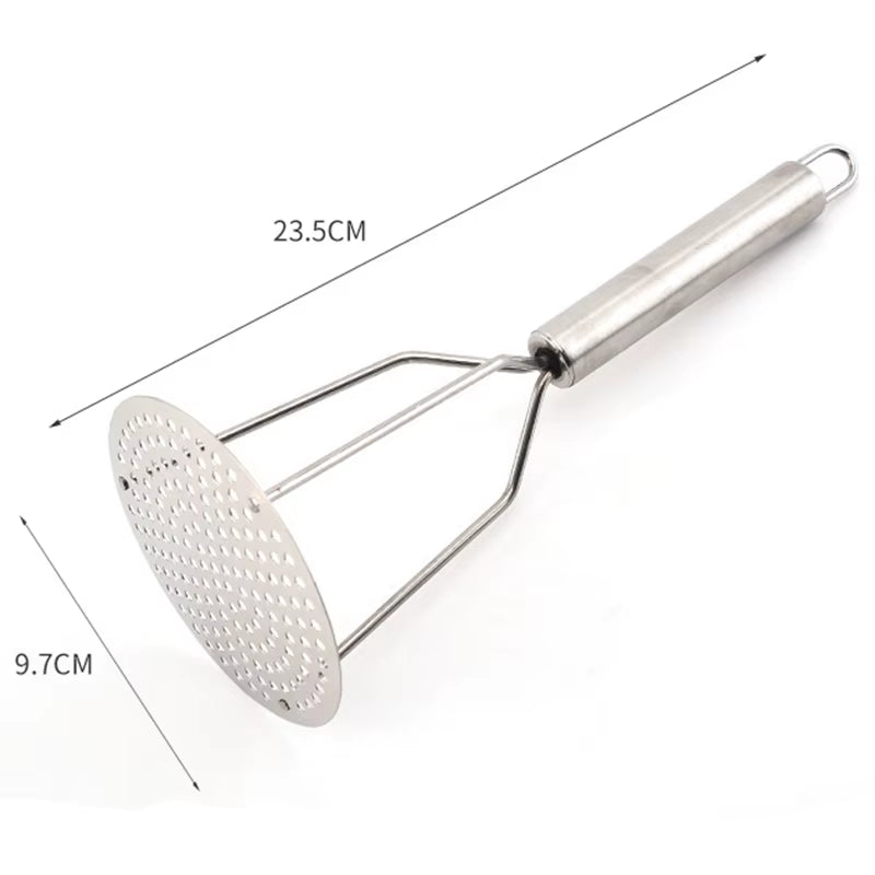 Stainless Steel Potato Masher Crush Vegetable Fruit Press Maker Kitchen Tool