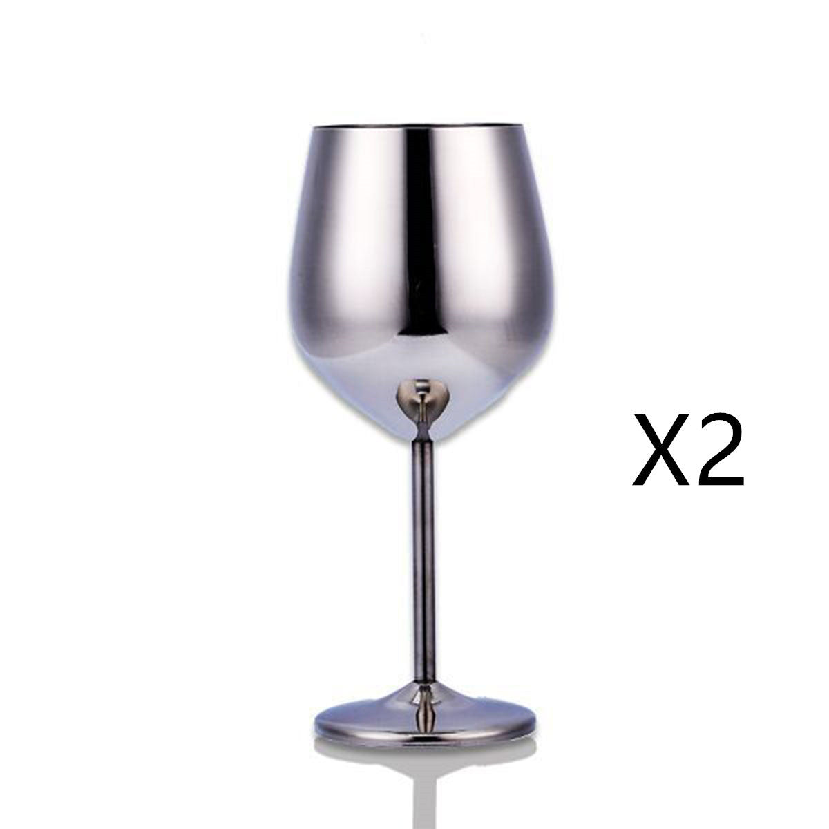 Stainless Steel Wine Glass – Durable & Stylish