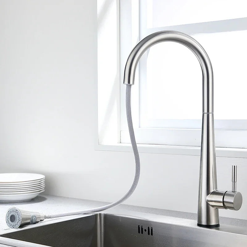Stainless Steel Sensor Kitchen Faucets, Smart Touch