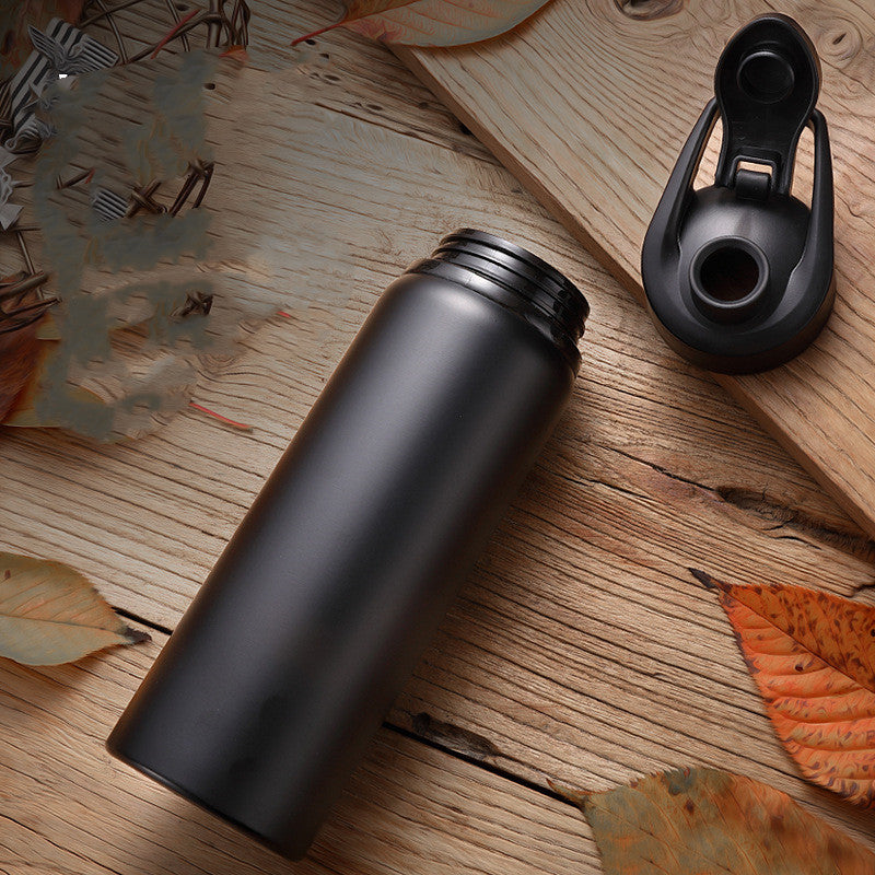 Creative Self-Stirring Water Bottle with Silicone Sleeve