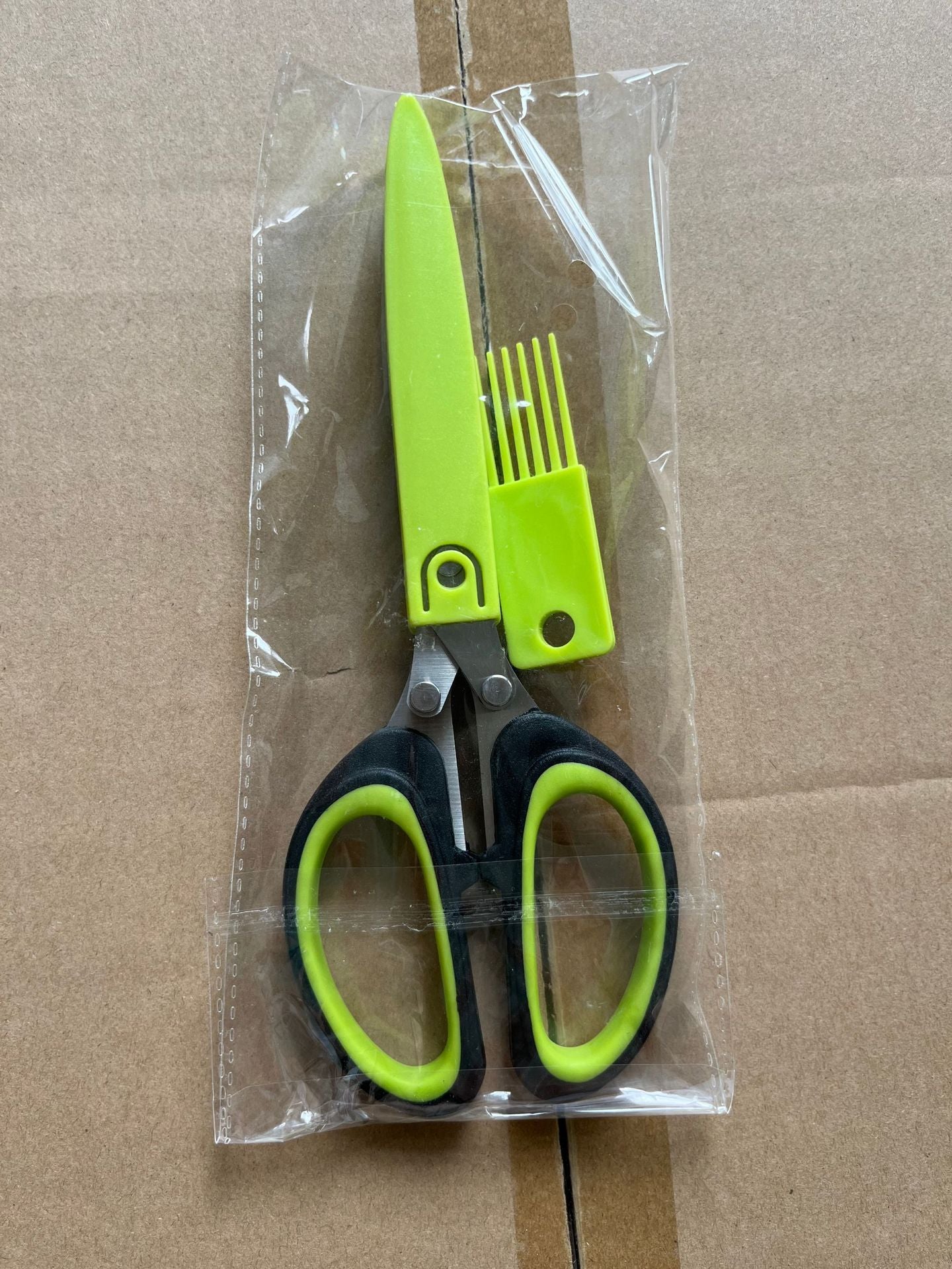 Stainless Steel Five-Layer Green Onion & Herb Scissors