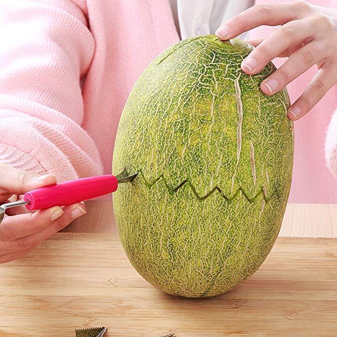 2-in-1 Melon & Fruit Baller Kitchen Fruit Sculpting Tool