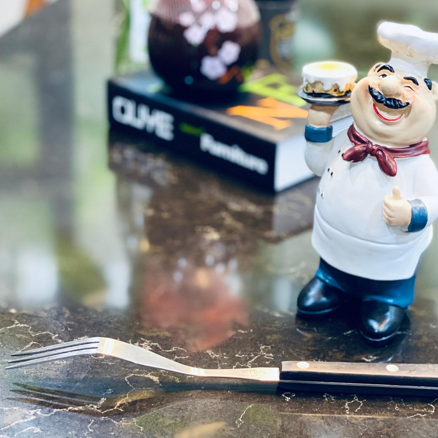Granny Fork 10" 3-Tine - Pro-Grade Stainless Steel - Heat-Resistant BBQ Meat Fork