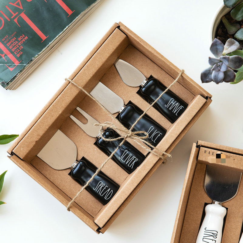 Butter Cheese Bread Jam Dessert 4-piece Butter Knife Set