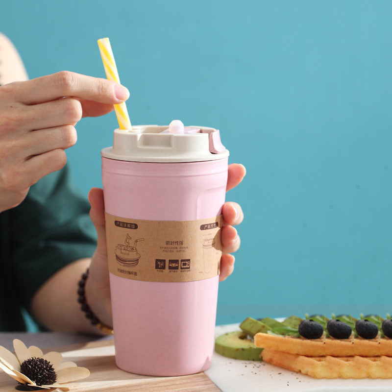 Portable Practical Reusable Bamboo Fiber Coffee Cups