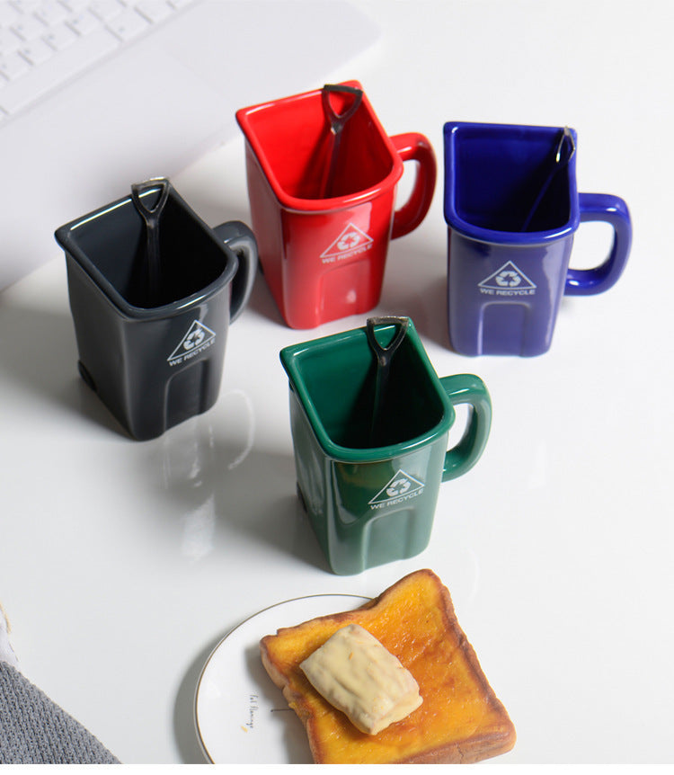 Novelty Recycle Bin Mug: A Fun and Eco-Conscious Way to Sip!