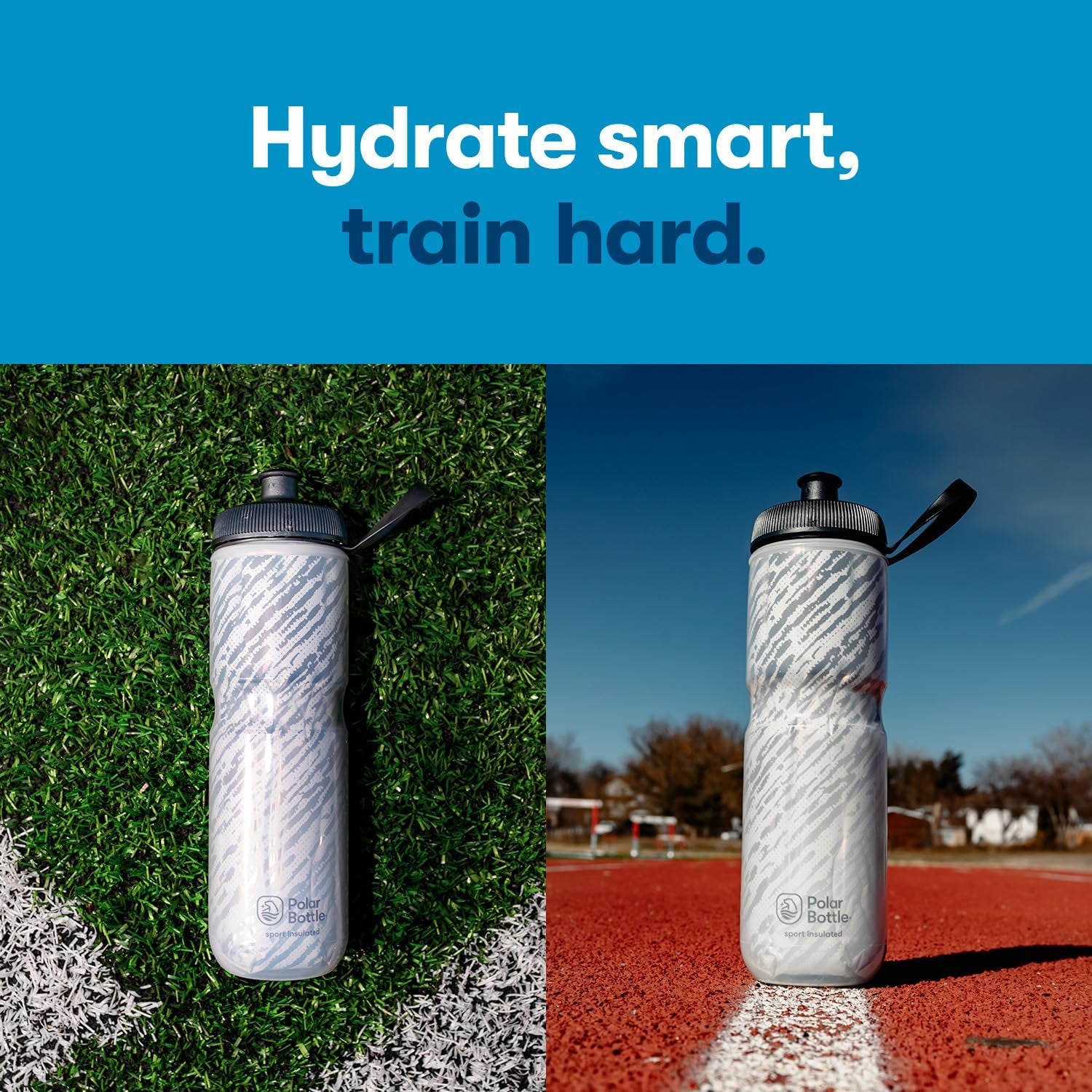 20 Oz – Leak Proof Water Bottles Keep Water Cooler 2X Longer than a Regular Reusable Water Bottle
