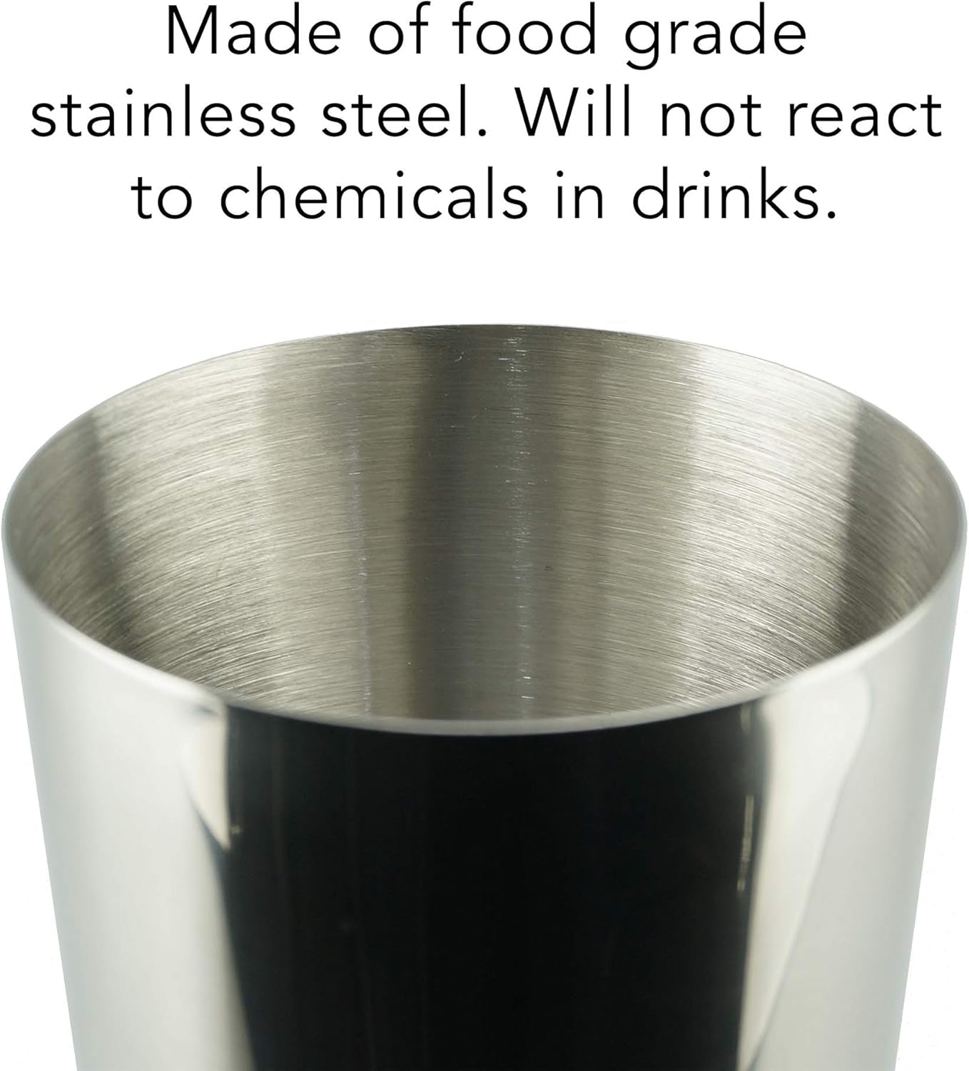 24 Oz Professional Cocktail Shaker - Stainless Martini Tin with Built-In Strainer and Measuring Cup - Perfect for Mixing Drinks