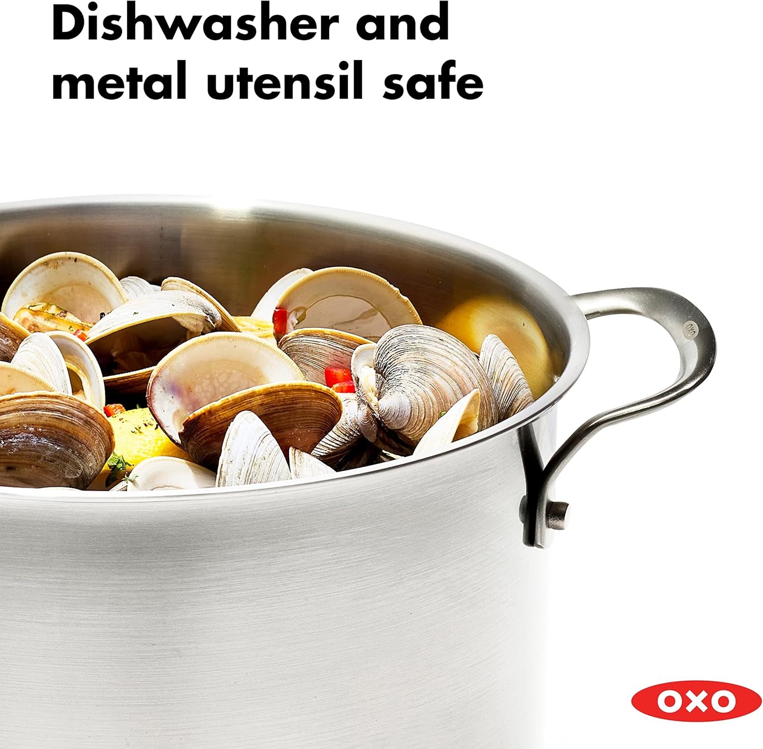 8.4QT Stainless Steel Multipurpose Boiler Pot with Steamer Insert & Glass Lid, Dishwasher Safe