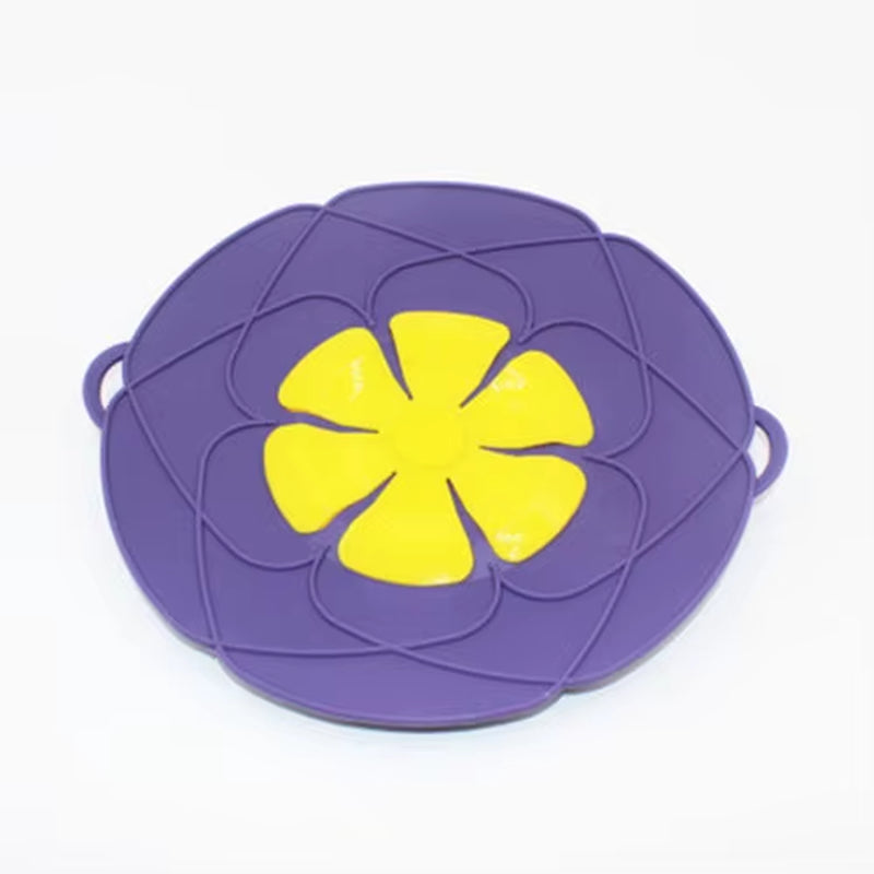 Silicone Lid Spill Stopper Cover for Pot Pan