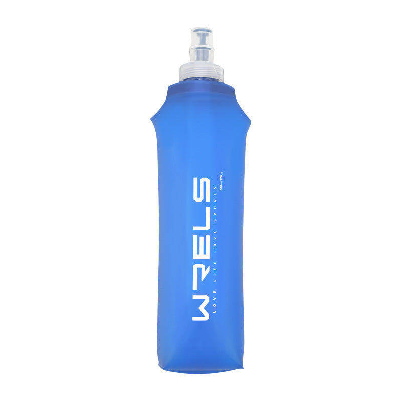 Silicone Mouthpiece Fitness Cycling Running Sports Soft Water Bottle