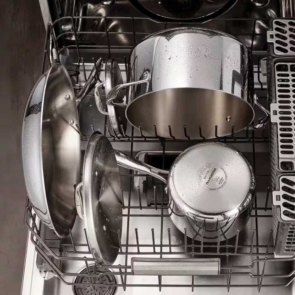Signature Tri-Ply Clad 8 Qt. Stainless Steel Stock Pot with Lid
