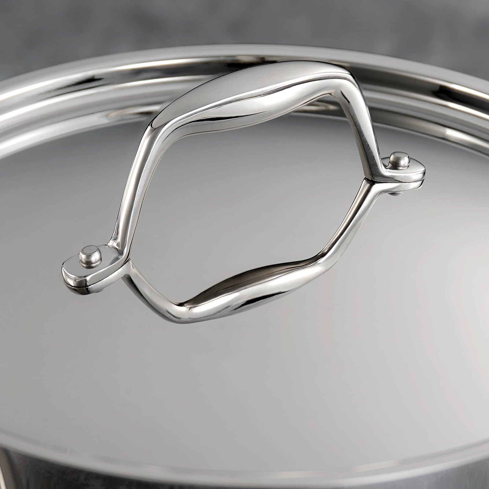 2 Qt Covered Sauce Pan Stainless Steel Tri-Ply Clad