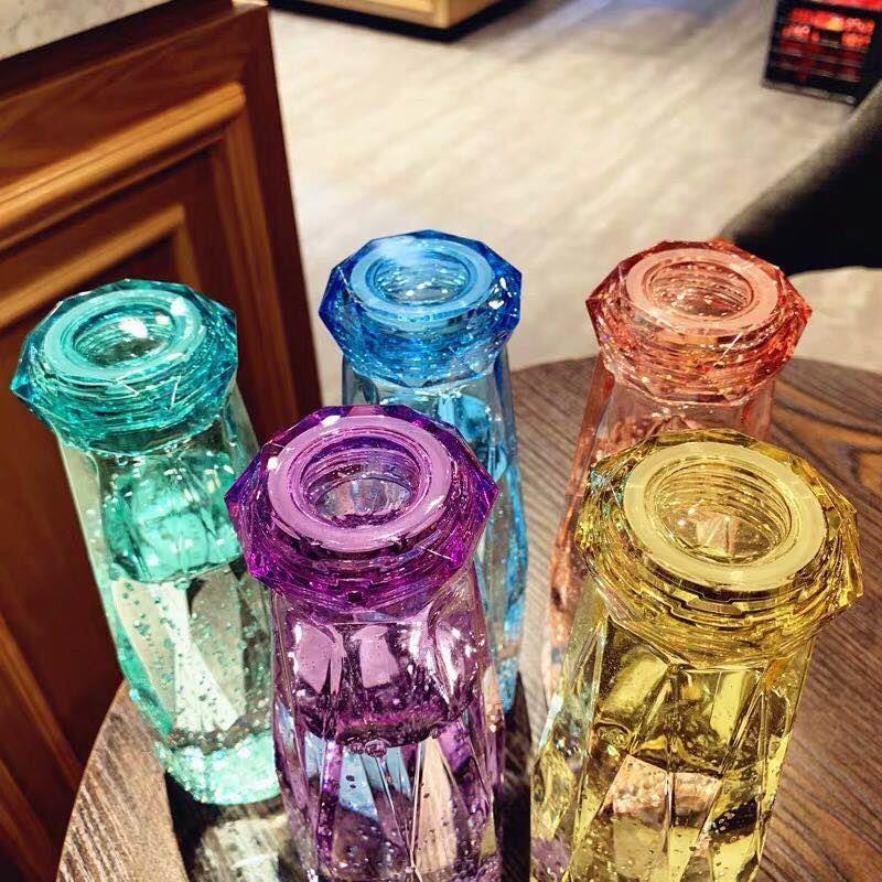 Crystal Glass Water Bottle