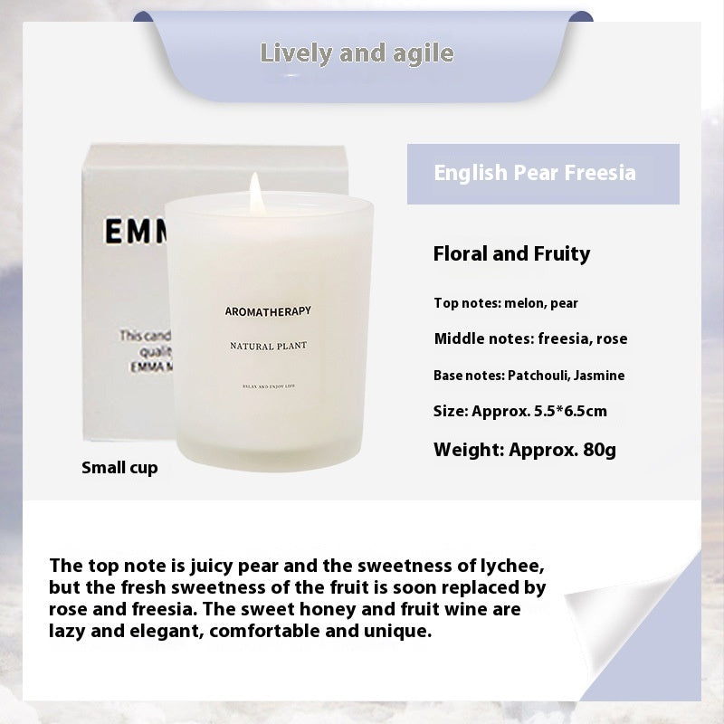 Elegant Scented Candles with Wooden Lids for Home Decor