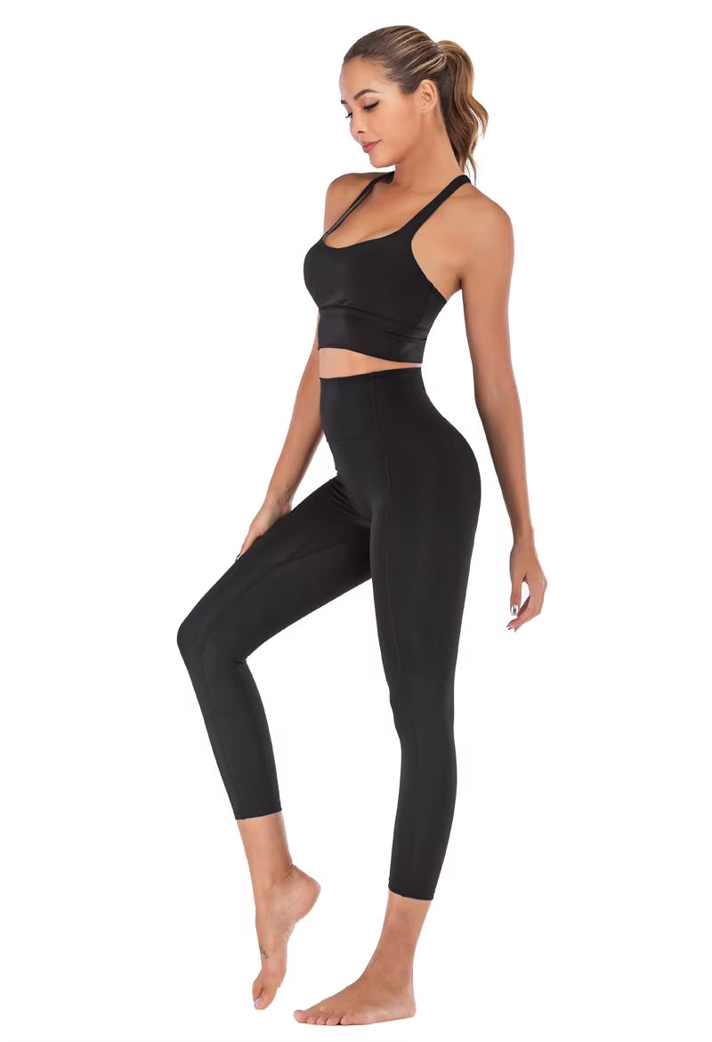 Naked-Feel High Waist Fitness Suit for Women