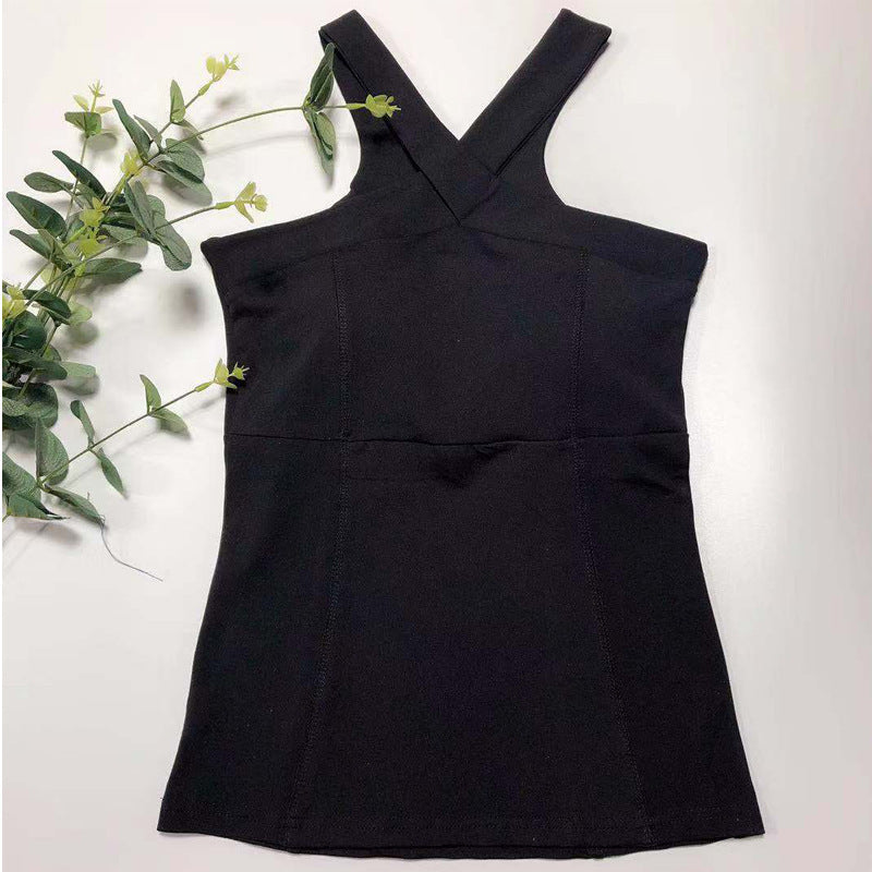 Crossover Halter Fitness Top