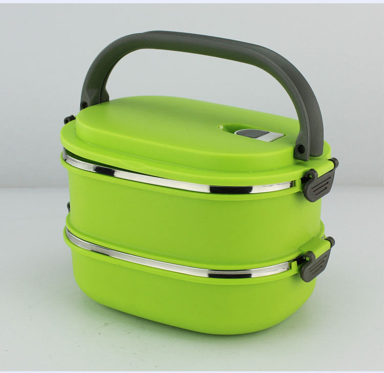 Stainless Steel Portable Lunch Box – Durable & Travel-Friendly