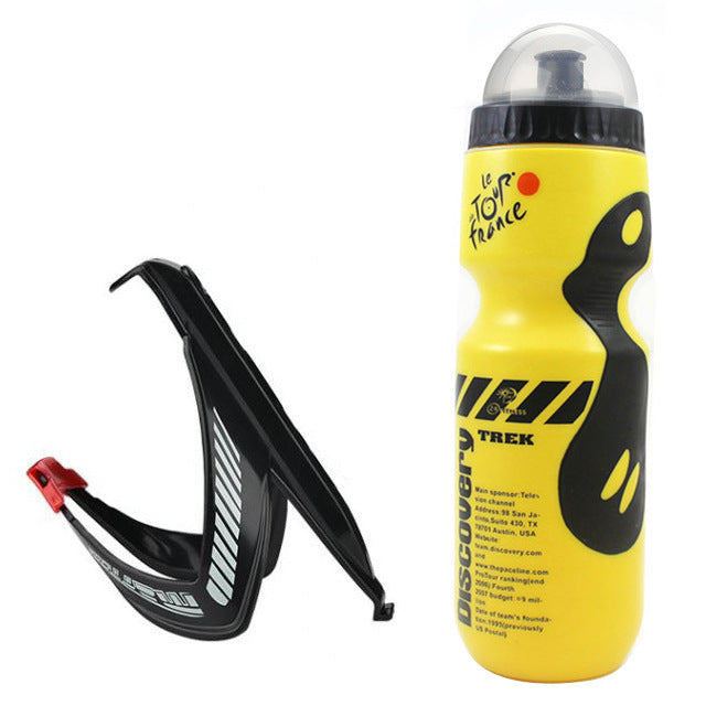 "DISCOVERY" Cycling Water Bottle & Cage Set