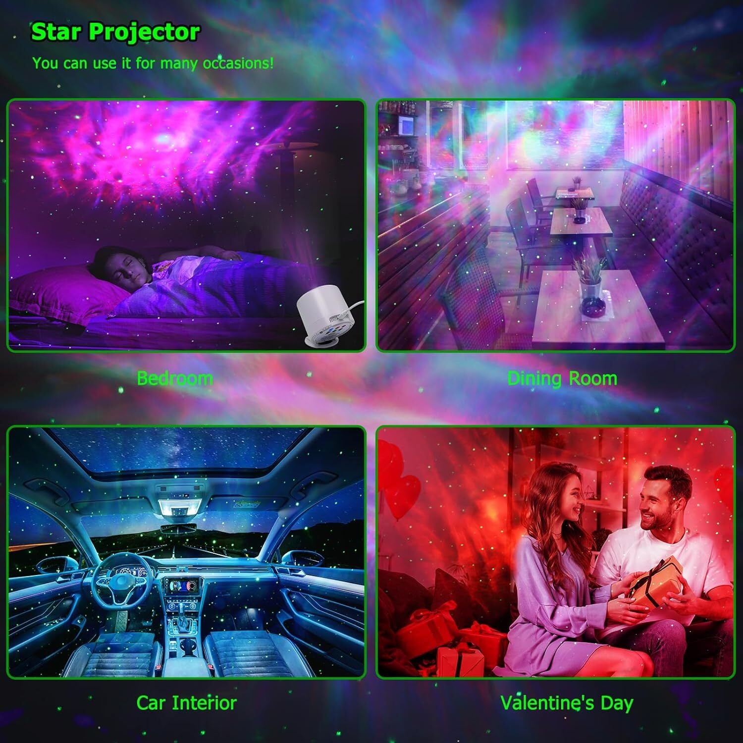 Galaxy Projector,Star Projector with Timer and Remote Control