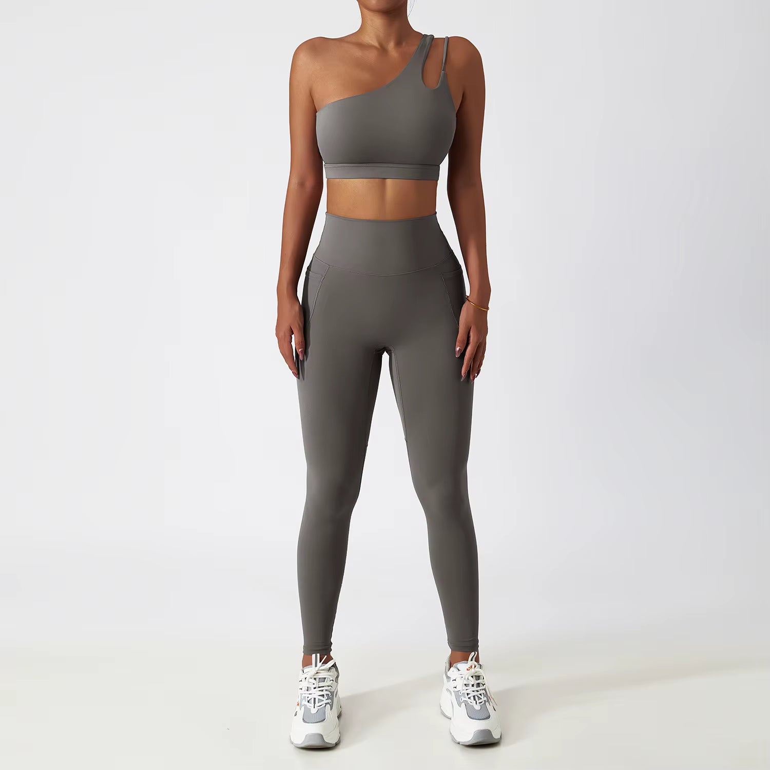 White Yoga Sets Women Sport Femme Rib Activewear Set Girls Seamless Fitness Suit Workout Clothes Athletic Wear Seamless Gym Set