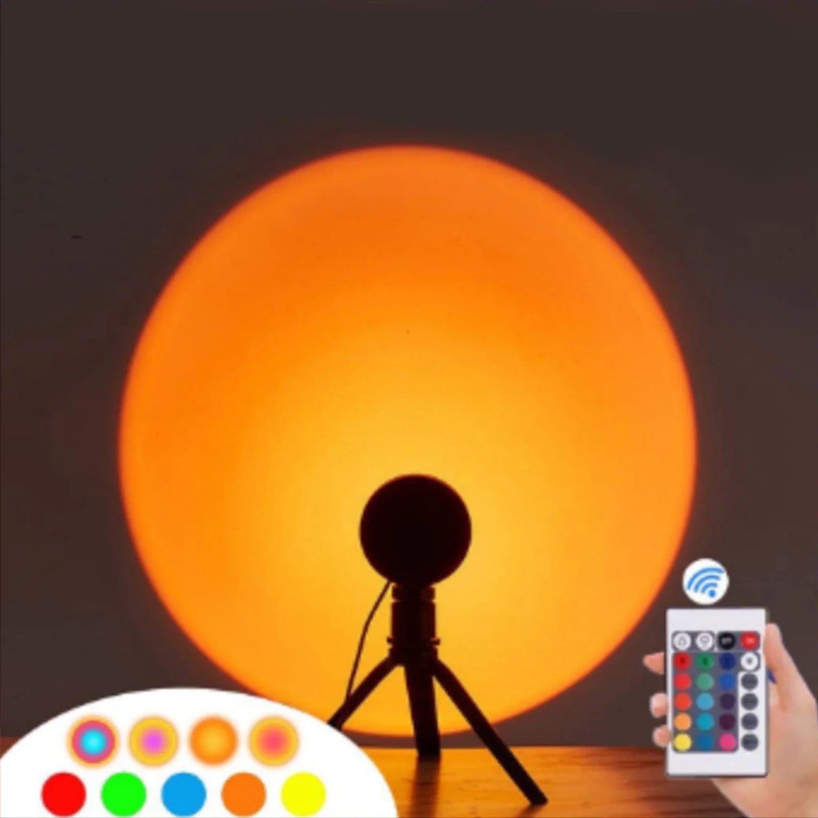 Sunset Lamp Projector, 16 Colors Sunset Lamp with Remote Control