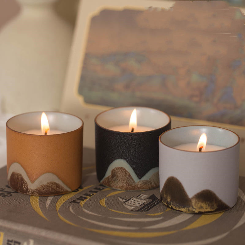 Ceramics Handcrafted Tea Cup Scented Candles